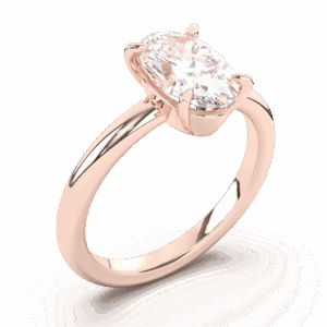 Elegantan verenicki prsten u roze zlatu