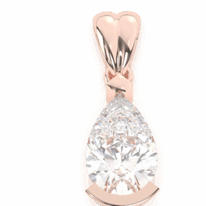 Elegantni privezak roze zlato