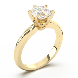 Klasican verenicki prsten sa lab grown dijamantom