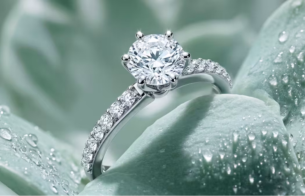Luminore Diamonds laboratorijski dijamant - brilijant na vereničkom prstenu od belog zlata